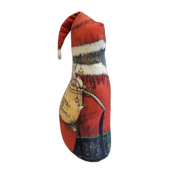 Vintage Dorothy Dear Designs Santa Paws Cat in Santa Suit Door Stop - Picture 4 of 15